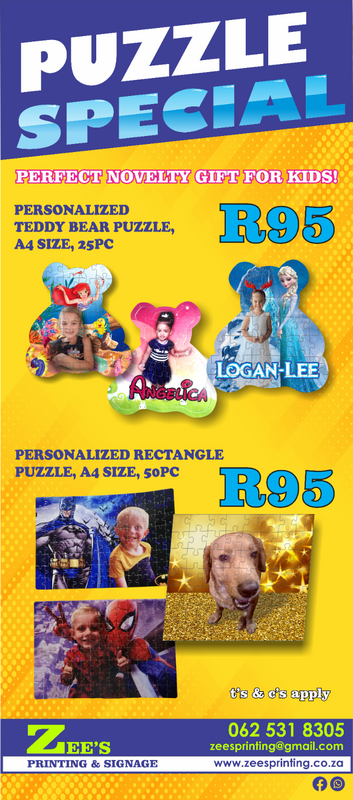 Personalized Printed Puzzles