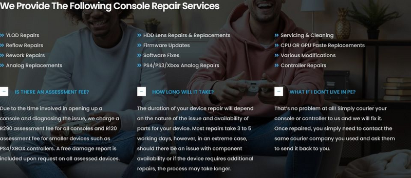 Console Repairs/Maintanance