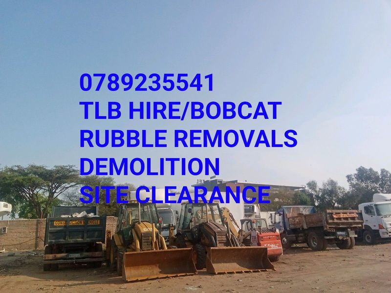 DEMOLITIONS/SITE CLEARANCES/ RUBBLE REMOVALS