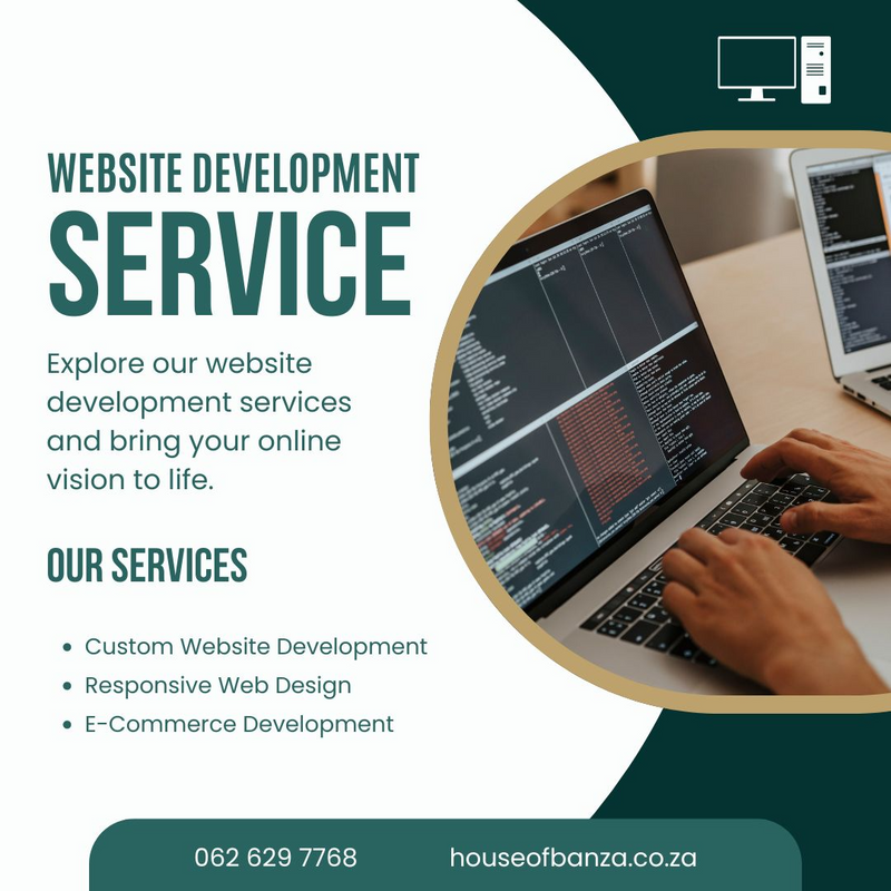  Professional Websites from R1100/year! 