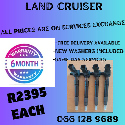 LAND CRUISER DIESEL INJECTORS FOR SALE ON EXCHANGE OR TO RECON YOUR OWN