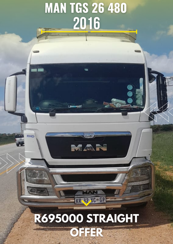 2016 - MAN TGS 26 480 Double Axle Truck for sale - quality and affordable truck