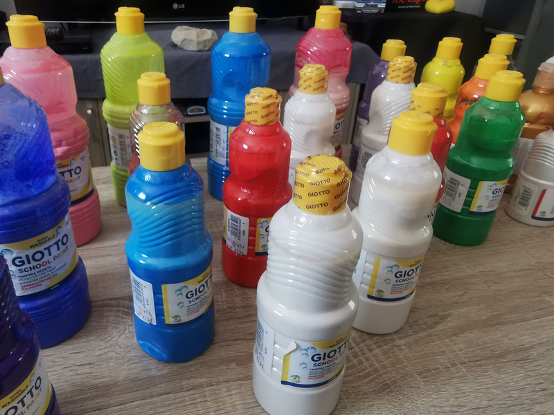 Kiddies Craft Paint | Poster Paint | School Paint | Assorted Colours (Complete Set) Ready To Use