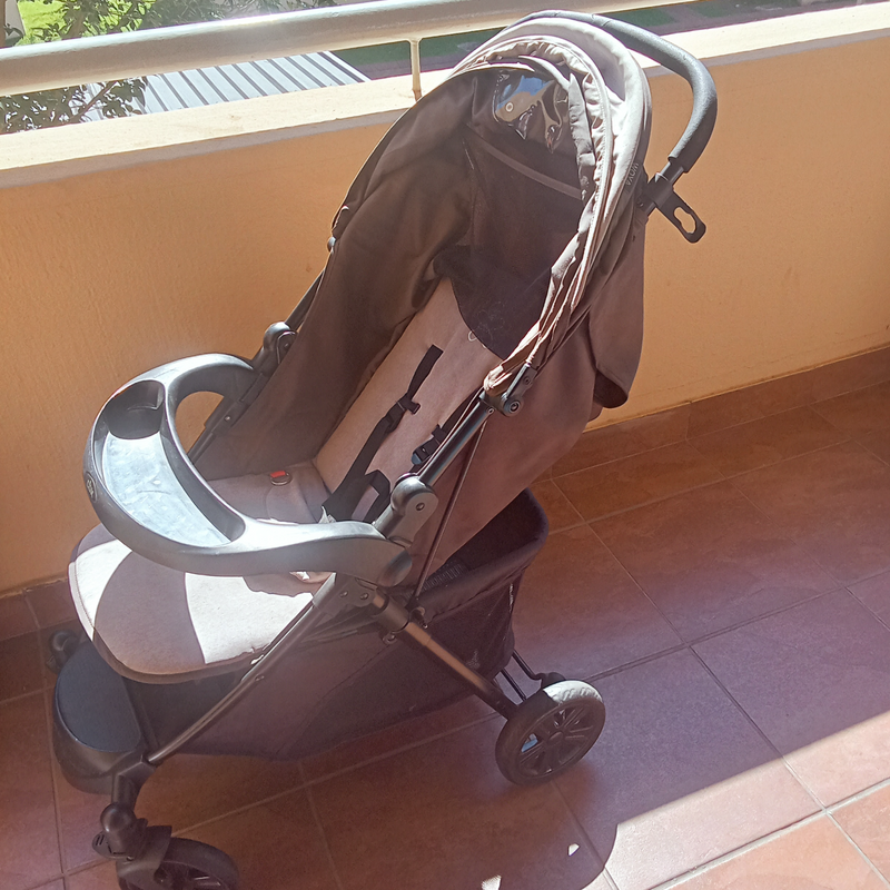 Pram and plastic scooter for sale