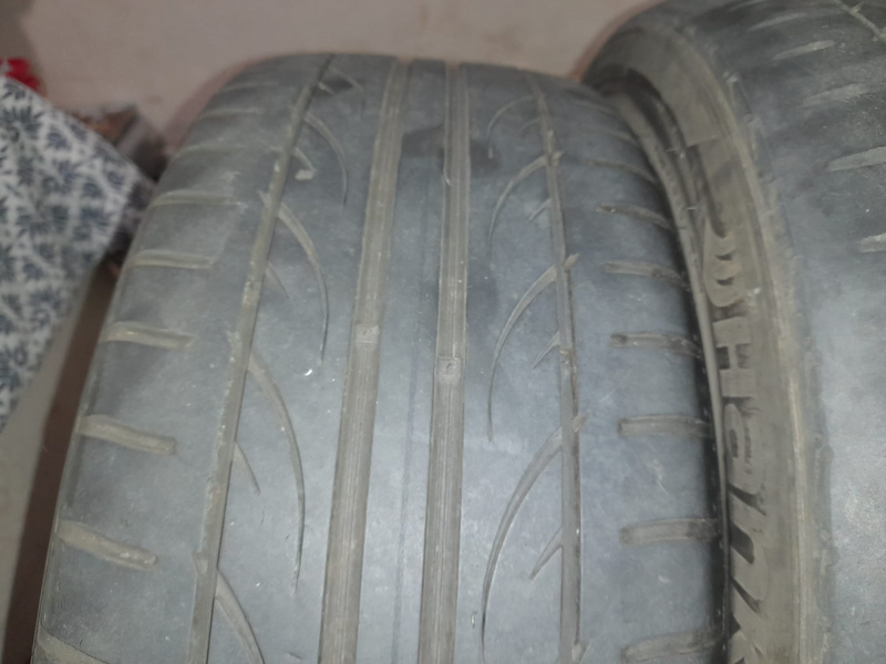 Used tyres and mags for sale 195/50/15.  Hankook tyres 50% thread.