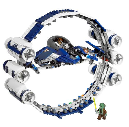 Jedi Starfighter with Hyperdrive Booster Ring