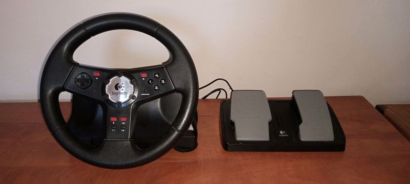 Logitech Nascar Racing Wheel and Pedals