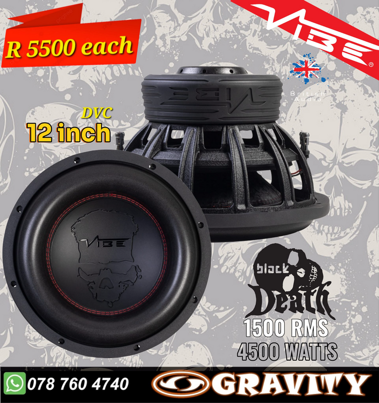 Vibe Audio - 12&#34; DVC Subwoofer - Available At Gravity Audio Durban