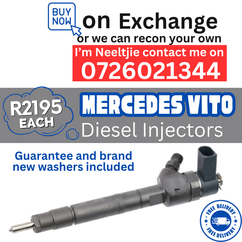 Mercedes Vito diesel injectors for sale