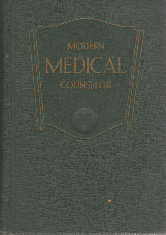 Antique Modern Medical Counselor - Dr. Hubert O. Swartout (1945) - Ref. B166 - Price R200