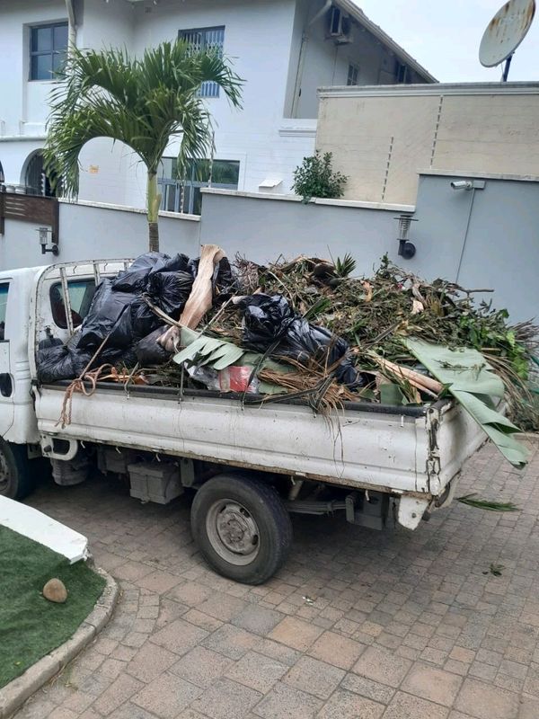 Rubble removal, junk removal, garden refuse removal, rubbish removal and furniture removal