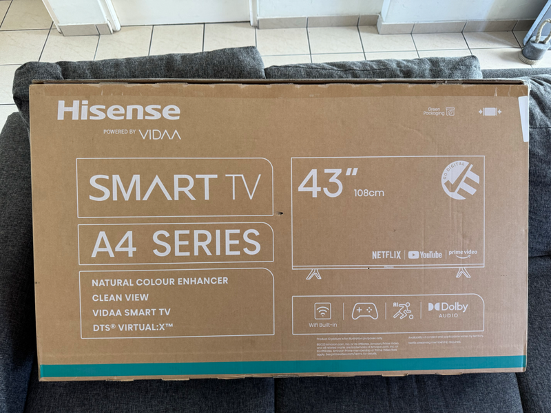 2024 model Hisense 43” UHD Smart TV. As Brand new! Only 2 months old. Proof of purchase is availabl