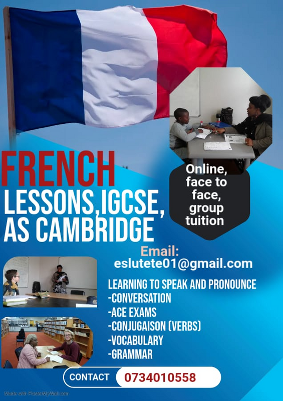 LEARN FRENCH IN 3 MONTH and Cambridge curriculum (IGCSE) ACE EXAMS