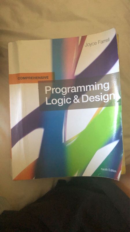 Programming logic and Design textbook