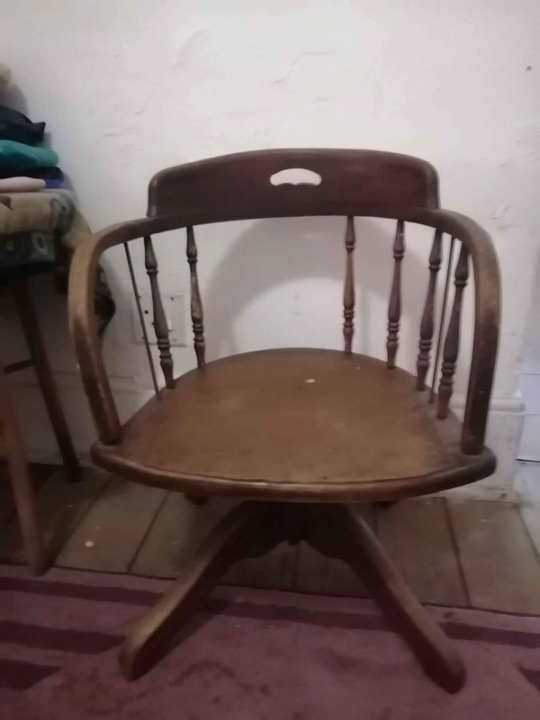 Antique Office Swivel Chair