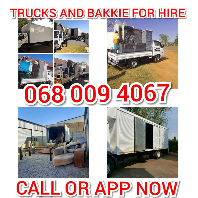 TRUCK AND BAKKIE FOR HIRE