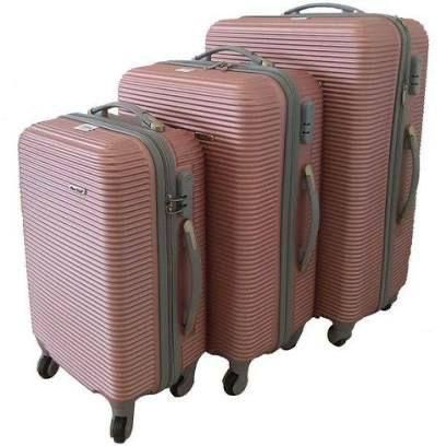 Hard shell 3 piece luggage bags