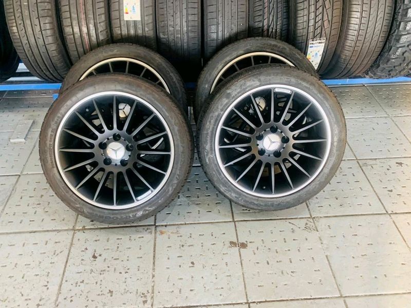 17”5x112 a m g mercedes benz mags with 7 5 j e t35 fitted on 22545 r17 autogrip runflat tyres