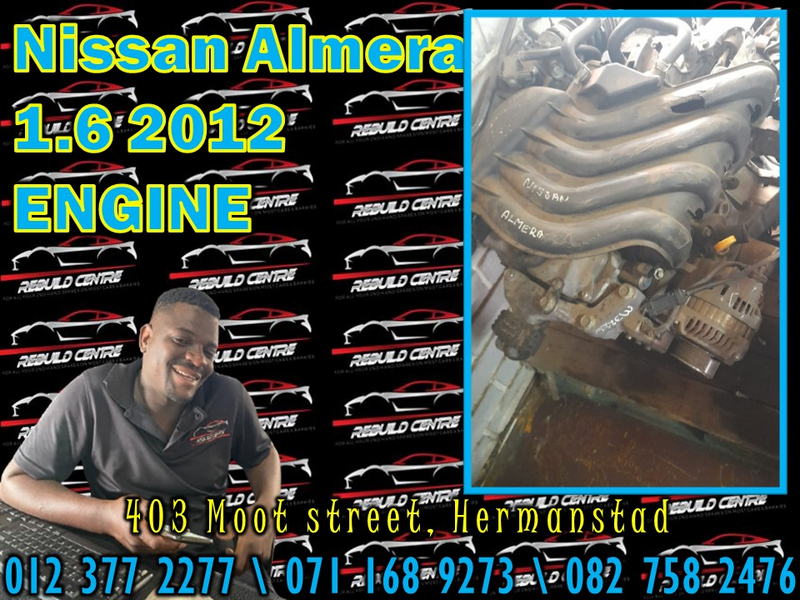 #RebuildCentreNissan Almera 1.6 2012 engine for sale.