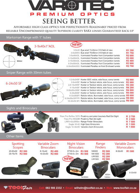 Varotec Premium optics affordable South African Rifle scopes for hunting Saving you money