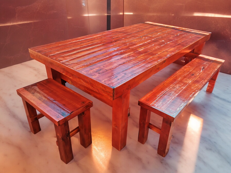 Dining Table With Benches