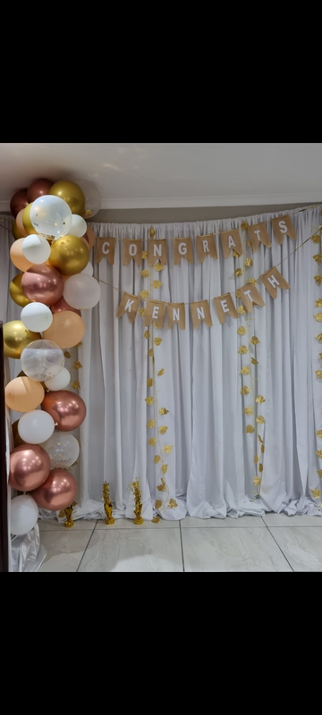 DRAPING TO HIRE - KIDDIES PARTY DECOR TO HIREW - ALL AREAS - BEST PRICES - FAST SERVICE -CLEAN STOCK