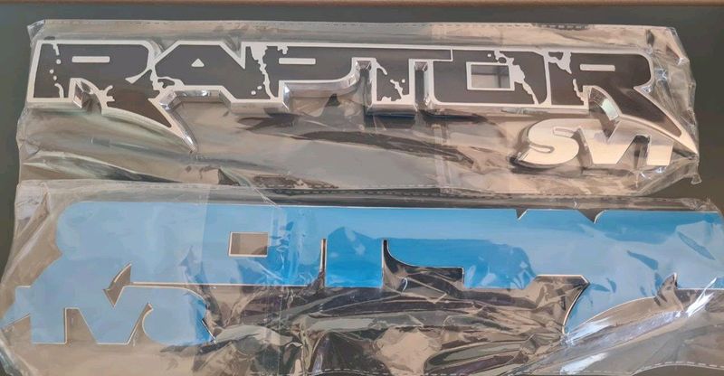 Ford Raptor Ranger badges emblems stickers decals