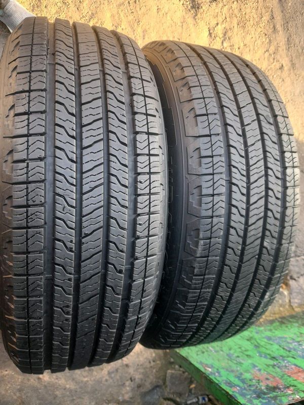 Fairly used Tyres 2x 265/50/R20 GOODYEAR TERRITOR H Y 95% TREAD LIFE ZUMA 061_706_1663