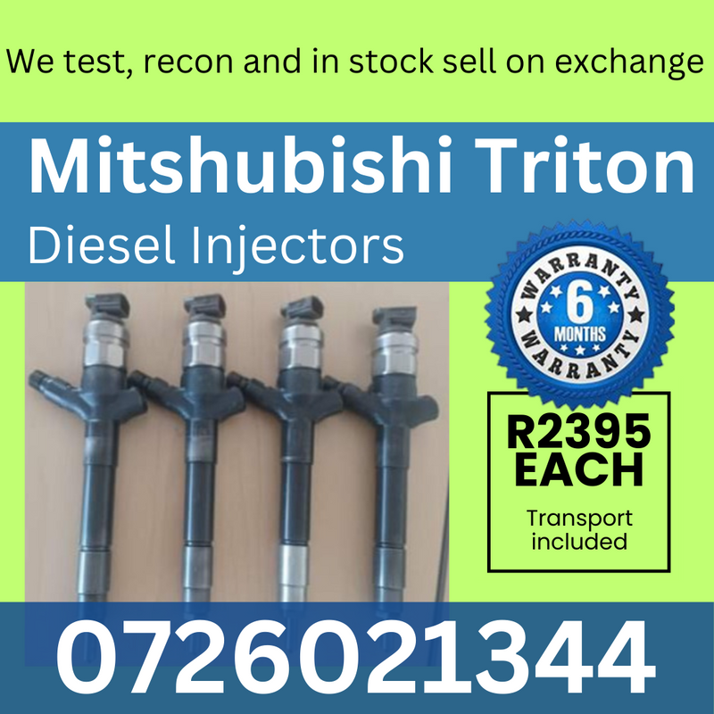 Mitshubishi Triton diesel injectors for sale