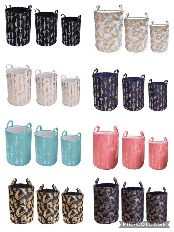Wholesale - 450 sets of 3pcs Laundry Bag Assorted colors &amp; Prints