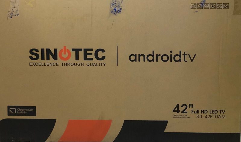 TV’s Dealer: SINOTEC 42” SMART ANDROID10 FULL HD LED WITH WARRANTY