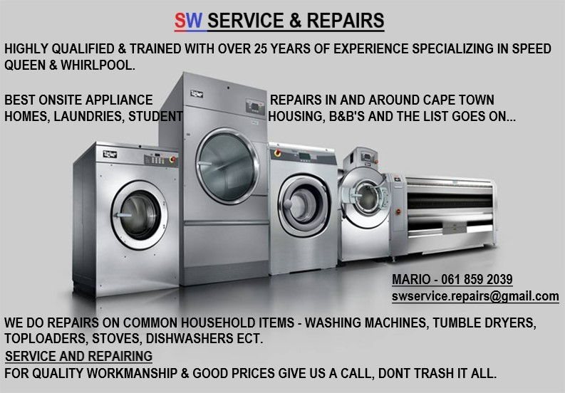 Appliance service and repairs