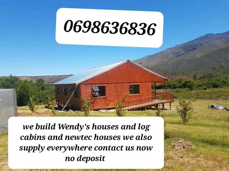 4m x5mt log homes with 3 windows for sale