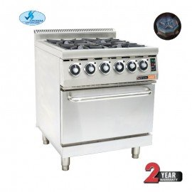 COA4004 GAS STOVE WITH ELECTRIC OVEN ANVIL - 4 BURNER