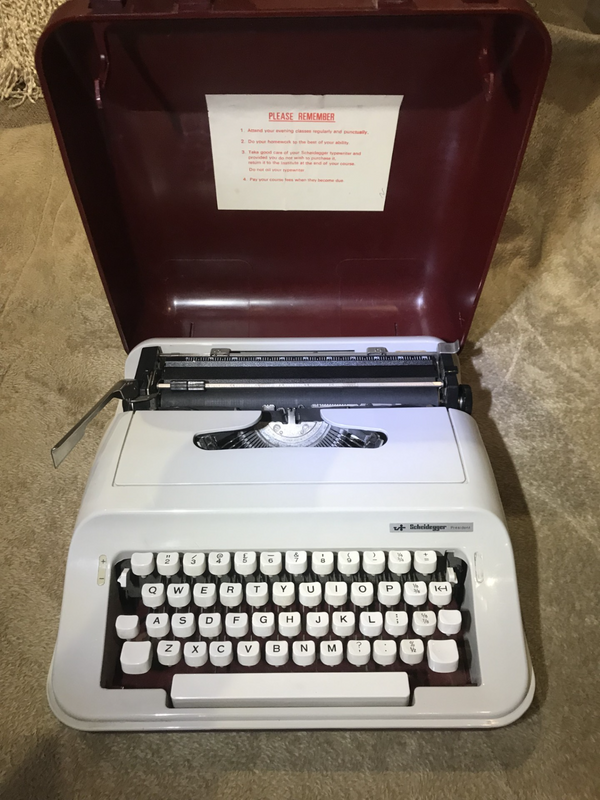 Extremely Rare Scheidegger (Olivetti) Typewriter