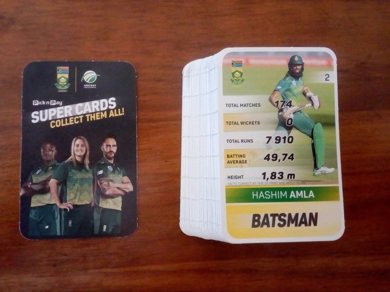 SA CRICKET PICK N PAY SUPER CARDS FOR SALE