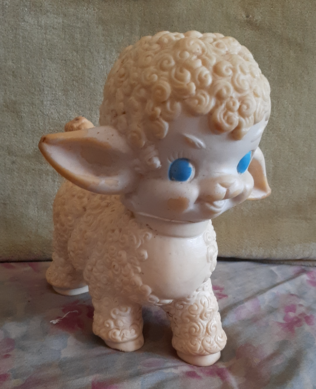 1955 Toy Lamb Squeaker - Price Reduced
