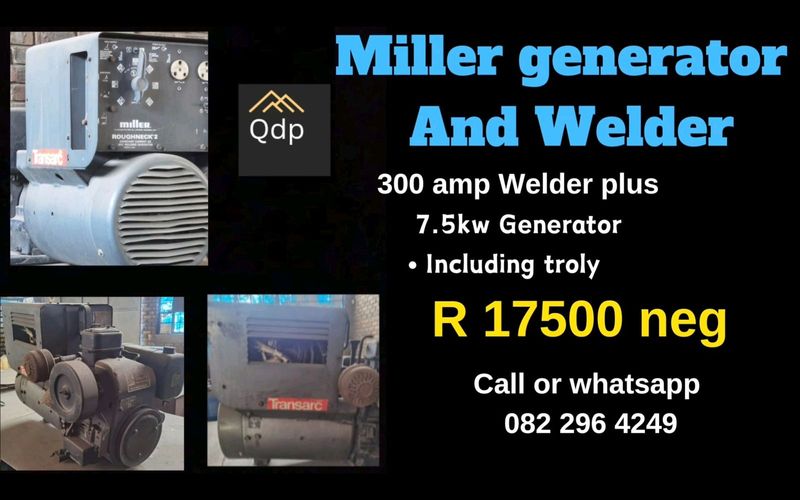 Bargain Buy!! Miller generator and Welder
