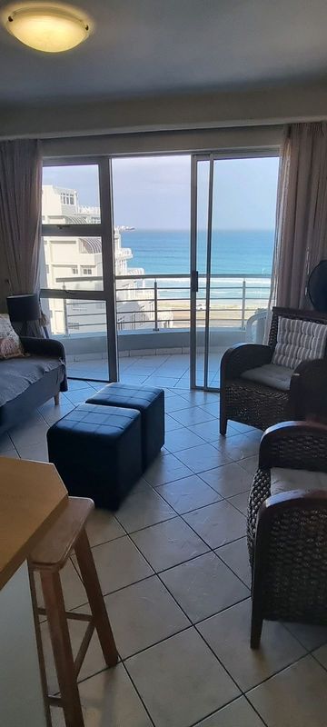 Furnished 1 bedr beachfront sea views