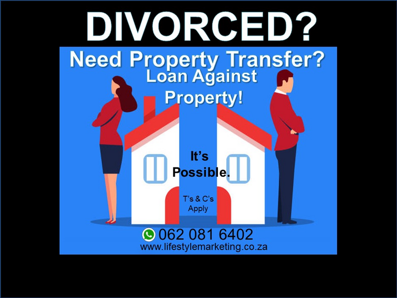 DIVORCED?Need to transfer Property?Can&#39;t get access to finance?NATIONWIDE assistance.