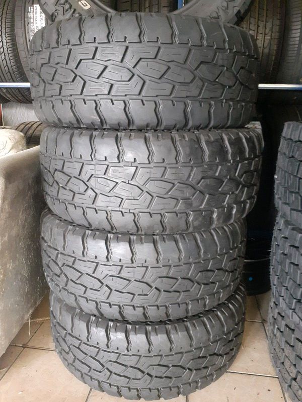 5x 285/60/18 GripMax Mud Rage R/T Tyres for Sale. Contact 0739981562