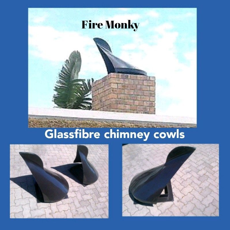 Chimney cowls glassfibre made to fit chimney