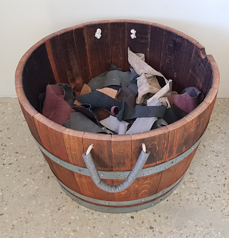 Wine barrel bucket