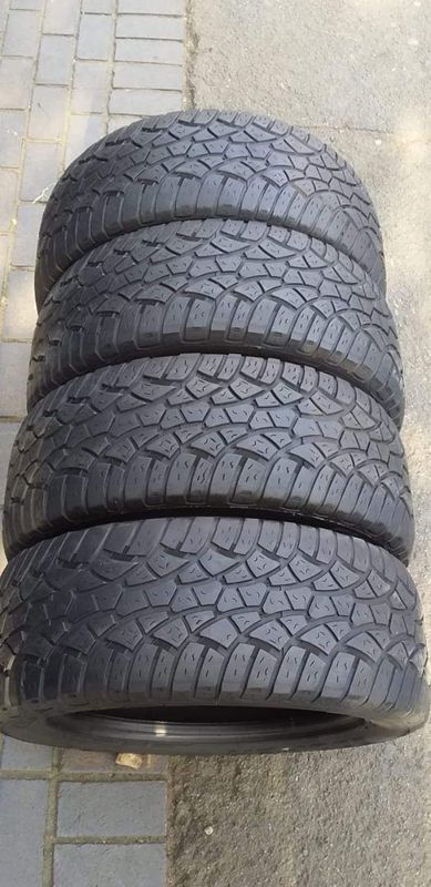 Set of 255 55 19 cooper tyres # r4800 for 4 tyres and they all pressure tested with about 85% life l