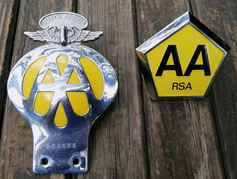 Vintage AA Car Badges