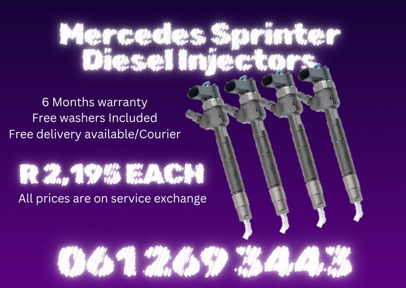 Mercedes Sprinter Diesel Injectors for sale