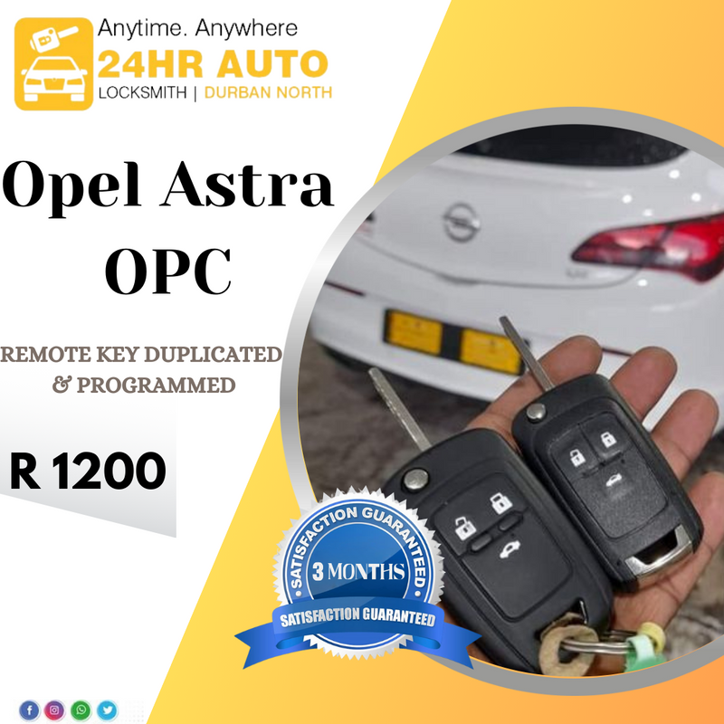 Opel Astra OPC Remote Key