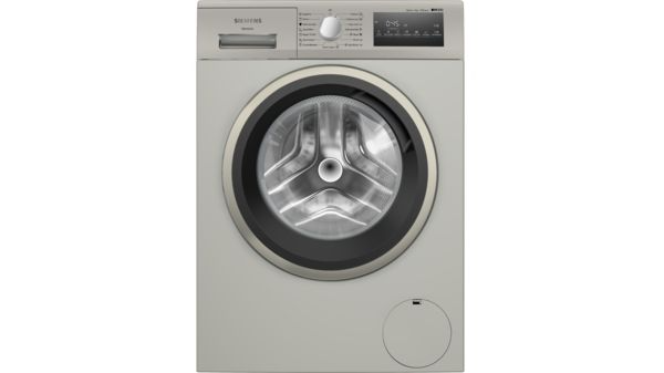 Siemens 8kg silver inox washing machine WM14U288ZA iQ300