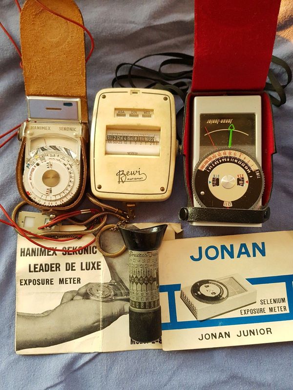 Vintage Exposure Meters.