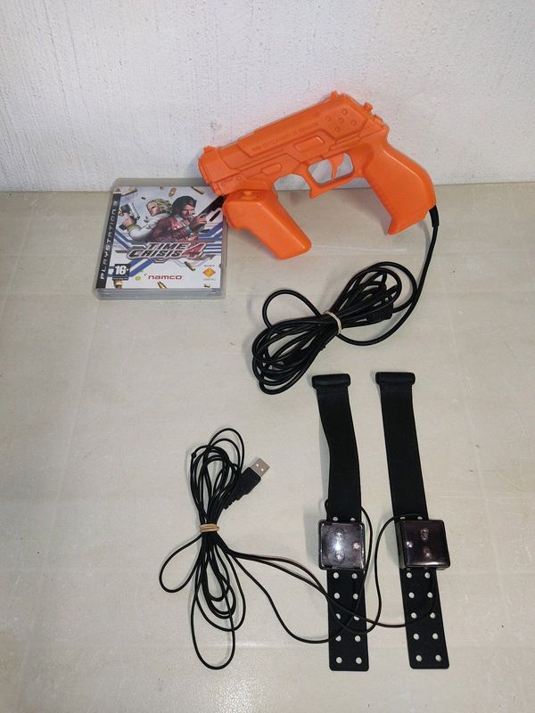 Ps 3 G Con Wired Gun,Sensors and 1 Free game